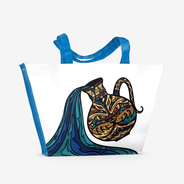 Пляжная сумка «Водолей »