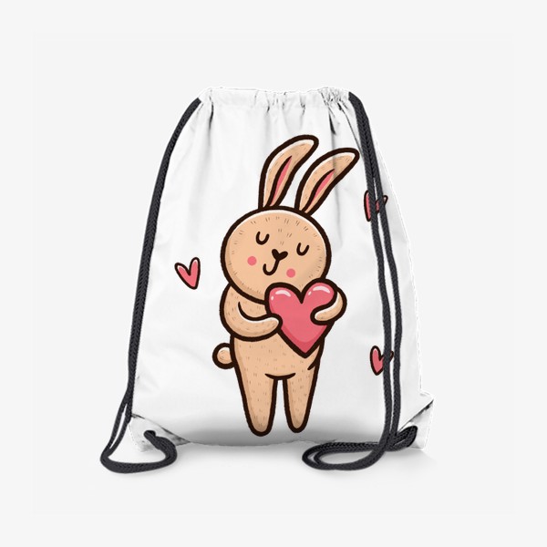 Рюкзак «Милый зайчик с сердечком»