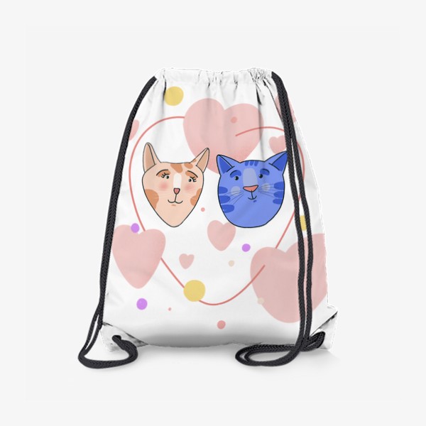 Рюкзак «Влюблённые котики»