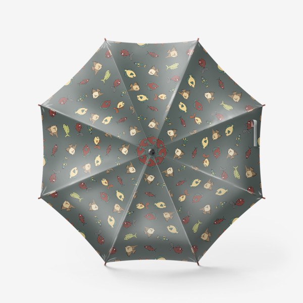 Зонт «Разноцветные рыбки»