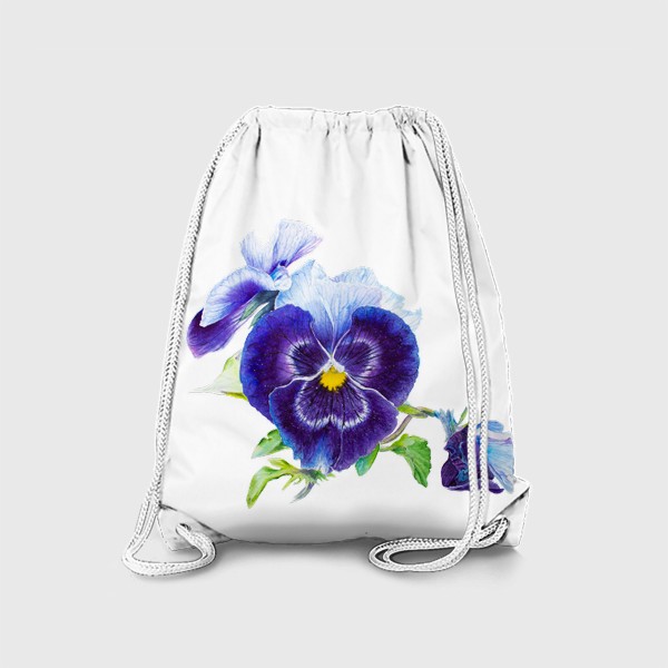 Рюкзак «цветок Виола, Анютины глазки »