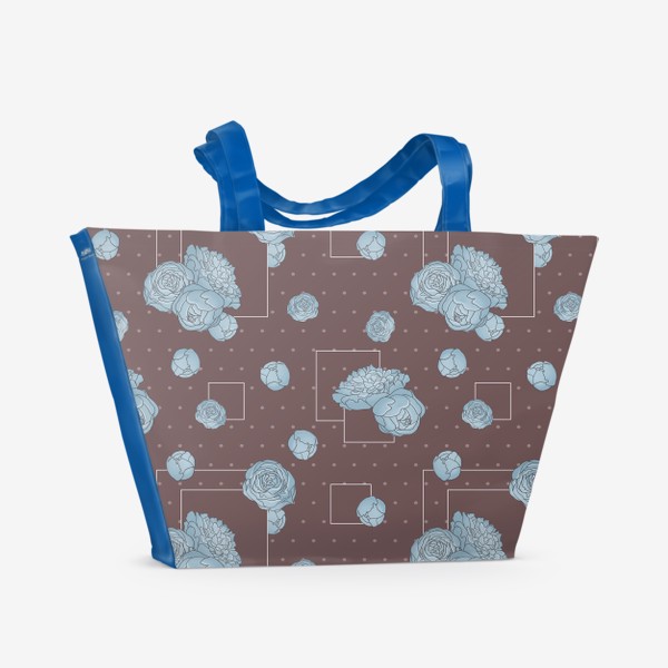 Пляжная сумка «Pions_blue»
