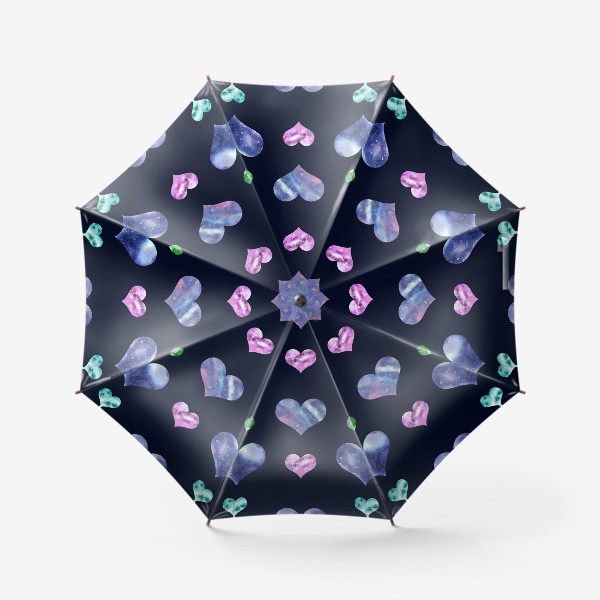 Зонт «Космические сердца 3»