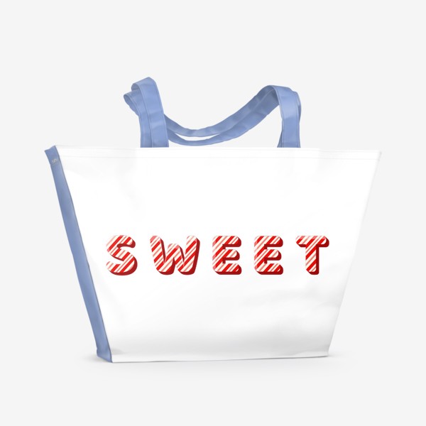 Пляжная сумка «Надпись sweet»