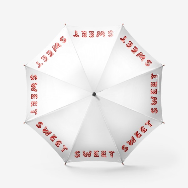 Зонт «Надпись sweet»