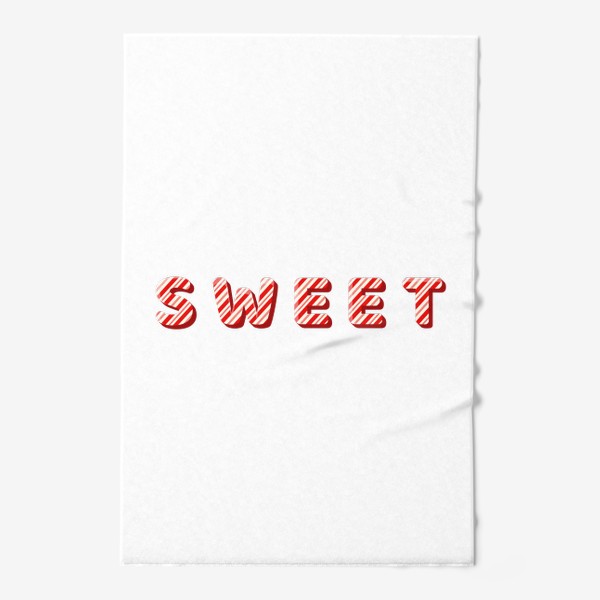 Полотенце «Надпись sweet»