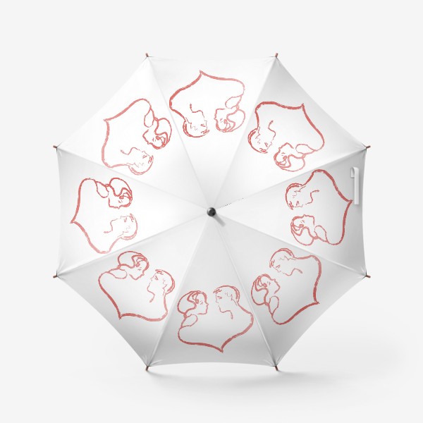 Зонт «Влюблённые »