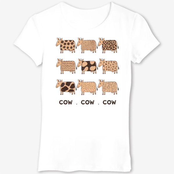 Футболка «2021-й год коровы (COW COW COW)»