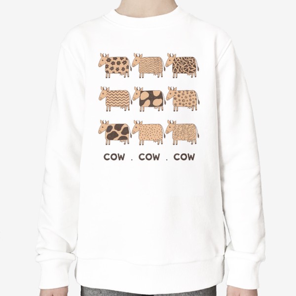 Свитшот &laquo;2021-й год коровы (COW COW COW)&raquo;