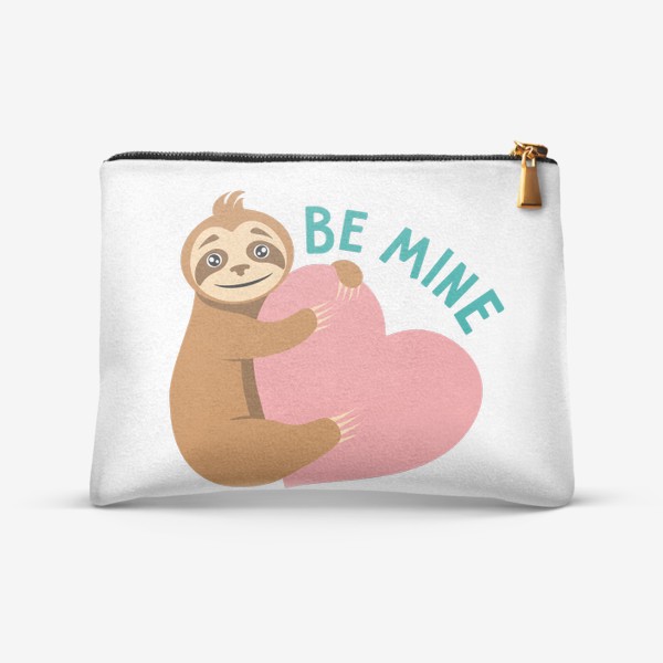 Косметичка «Be mine. Влюбленный ленивец»