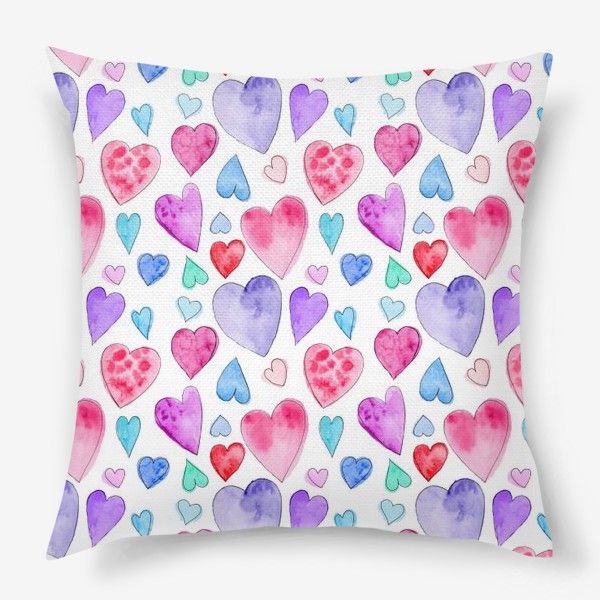 Подушка «Сердечки Святого Валентина»