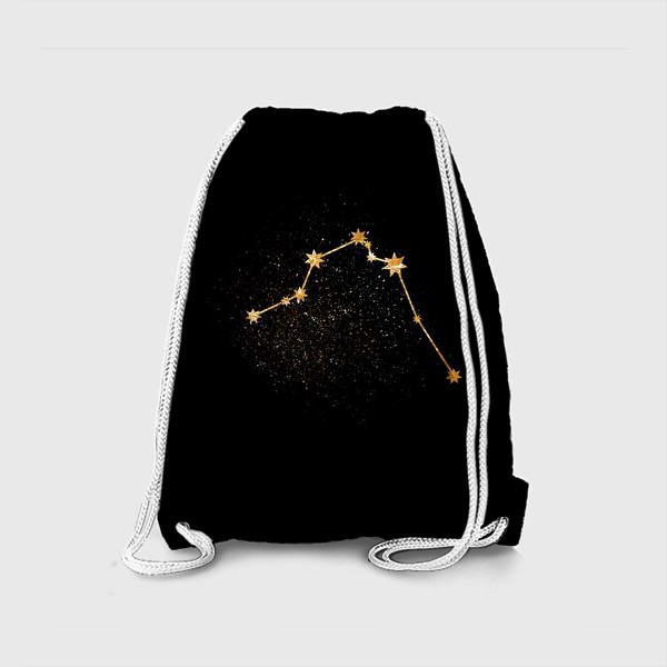 Рюкзак «Водолей. Созвездие. Золото»