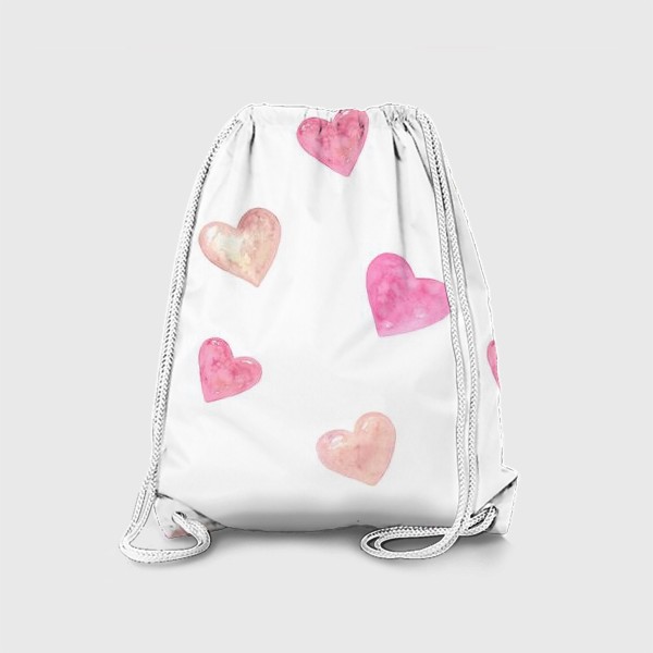 Рюкзак «День Влюбленных. Паттерн. Сердце»