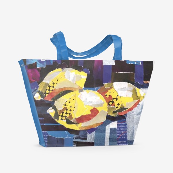 Пляжная сумка «Натюрморт Лимоны»