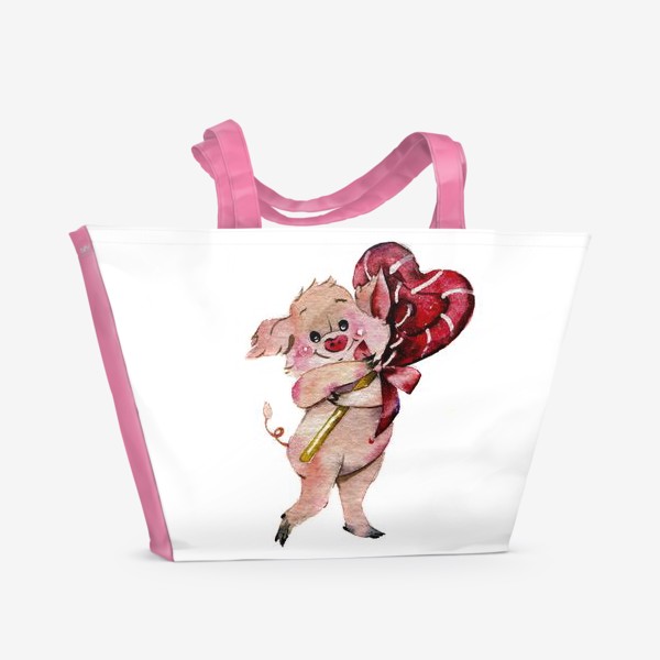Пляжная сумка «день валентина»