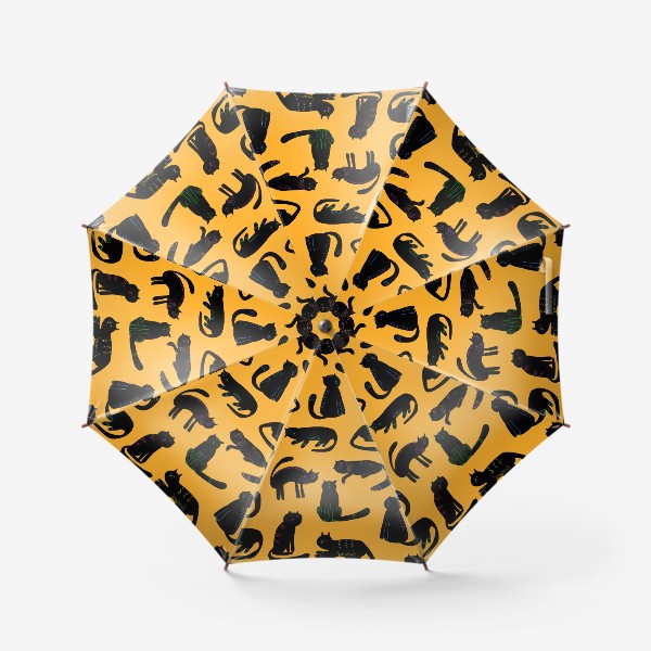 Зонт «чёрные коты»