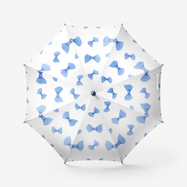 Зонт «Синие бантики»