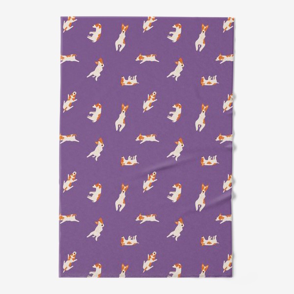 Полотенце «Фиолетовый сон собачек»