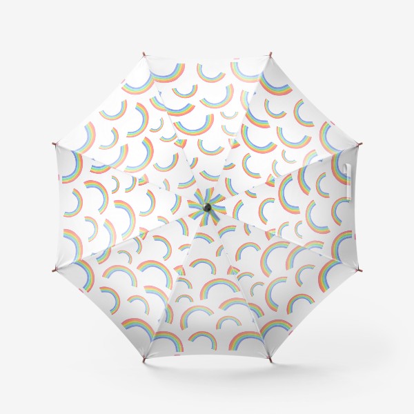 Зонт «Разноцветная радуга»
