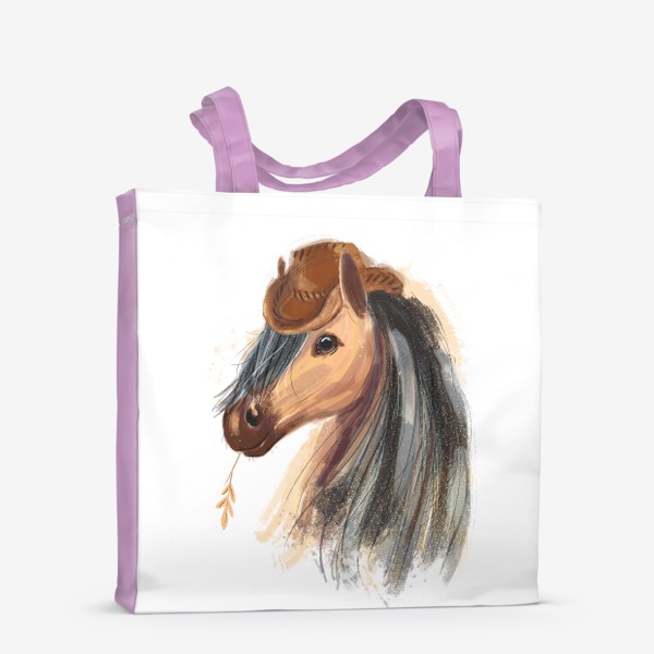 Сумка-шоппер «Лошадь в ковбойской шляпе»