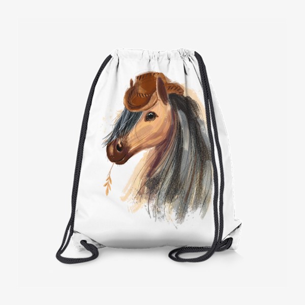Рюкзак «Лошадь в ковбойской шляпе»