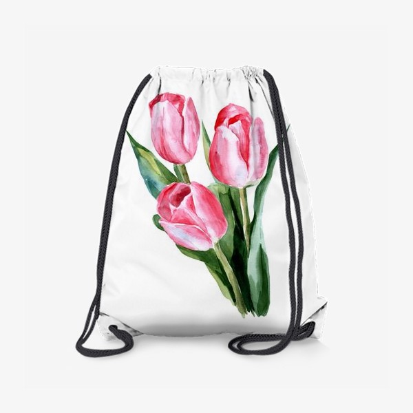 Рюкзак «Розовые тюльпаны»