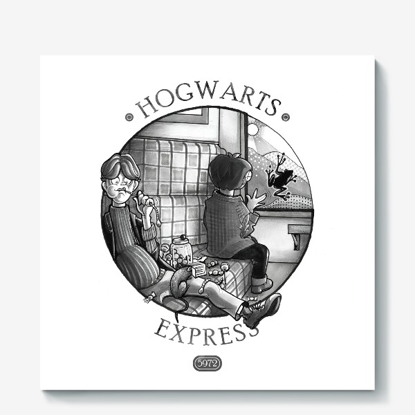 Холст «Гарри Поттер. Экспресс до Хогвартса.»