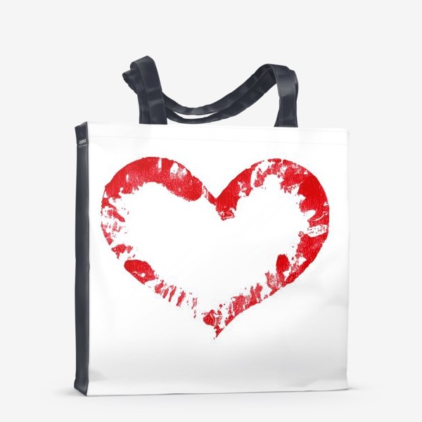 Сумка-шоппер «Сердце, отпечаток»
