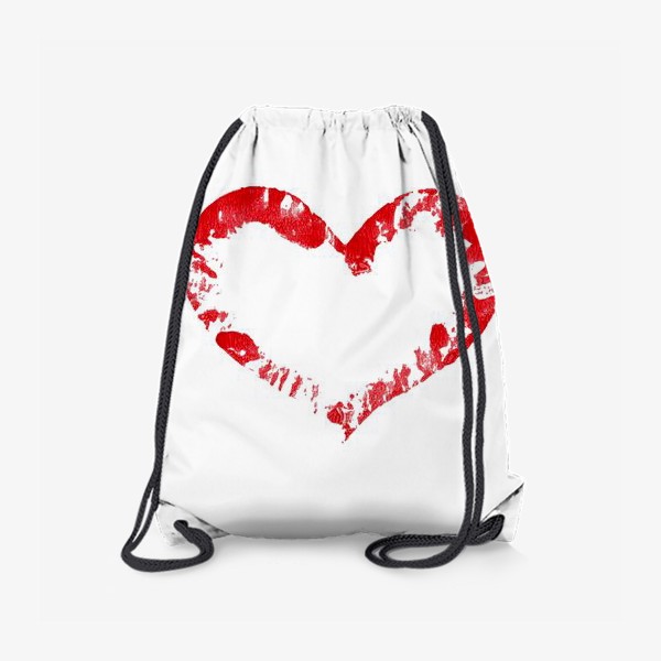 Рюкзак «Сердце, отпечаток»