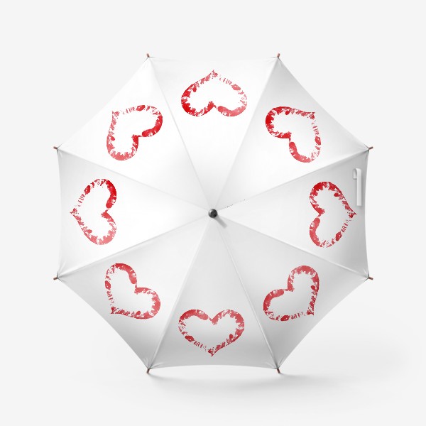 Зонт «Сердце, отпечаток»