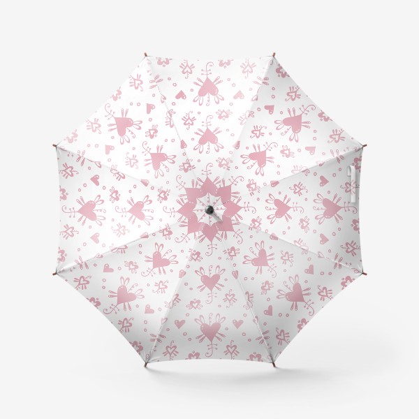 Зонт «Сердечки.»