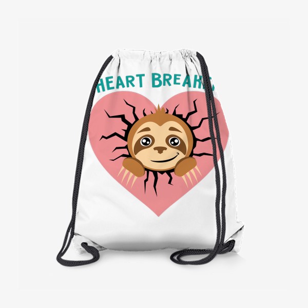 Рюкзак «Heart Breaker. Ленивец сердцеед»
