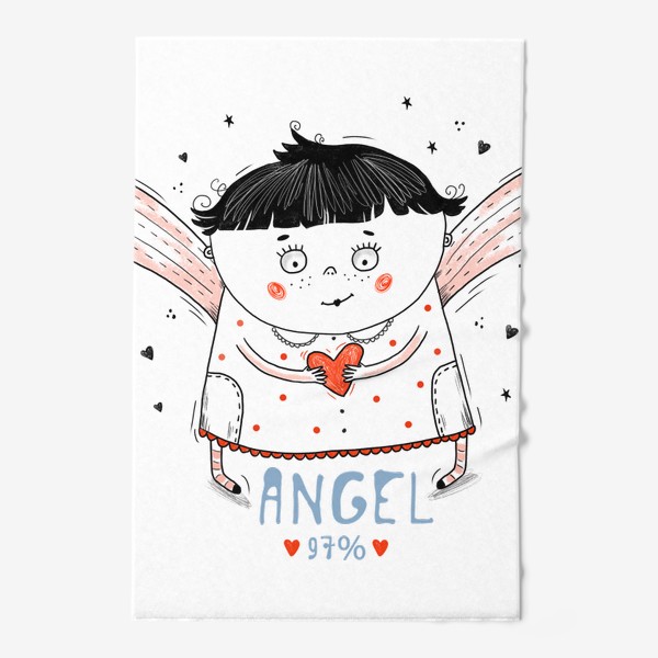 Полотенце «Ангел на 97%»