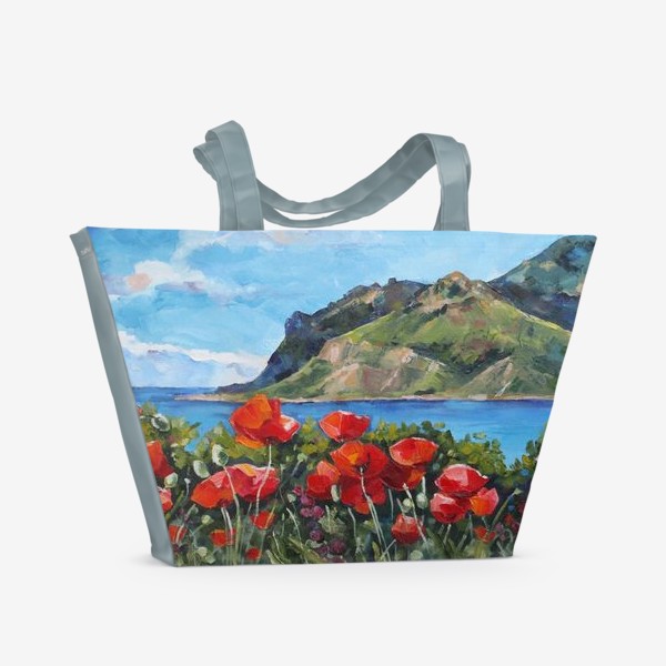 Пляжная сумка «Крымский пейзаж»