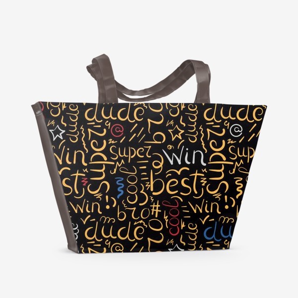 Пляжная сумка «Слова»