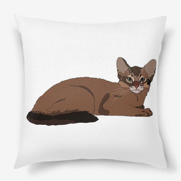 Подушка «Абиссинская кошка»
