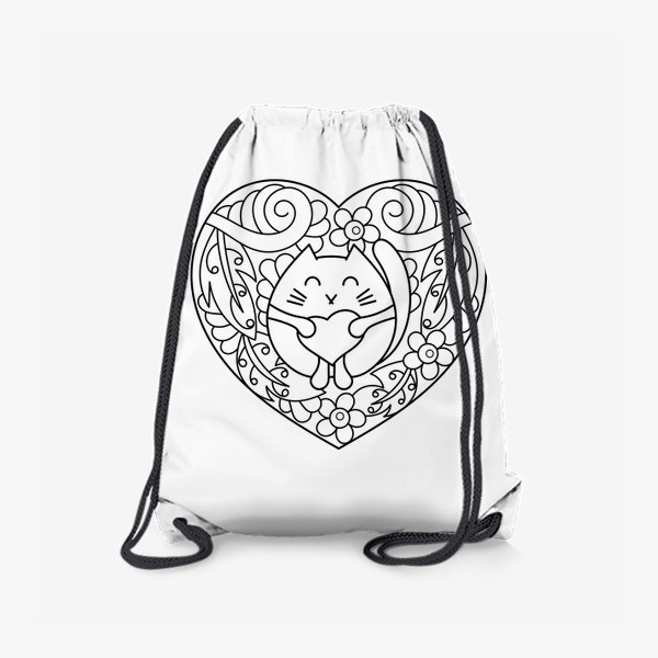 Рюкзак «Котик с сердцем»