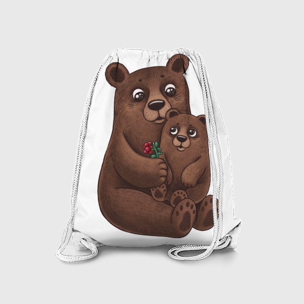 Рюкзак «Медведица и медвежонок»