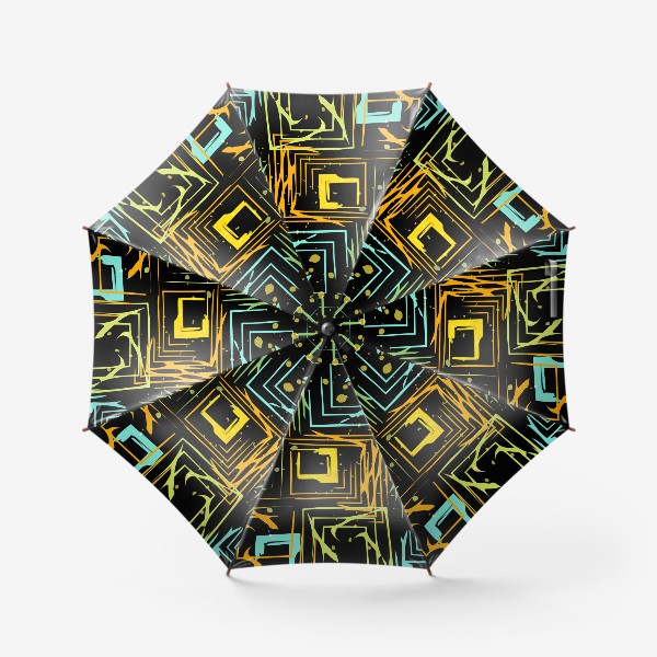 Зонт «жёлтые квадраты»
