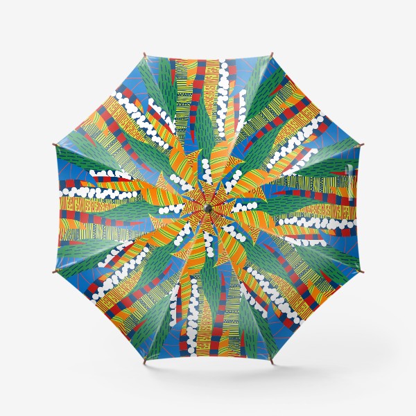 Зонт «яркие полоски»