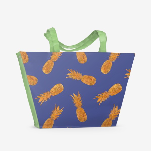 Пляжная сумка «Золотые ананасы»