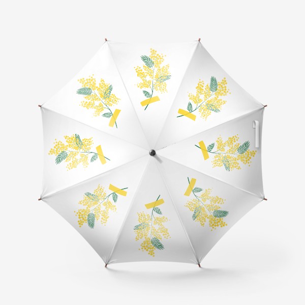 Зонт «Веточка мимозы»
