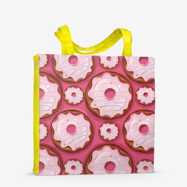 Сумка-шоппер «Розовые пончики»
