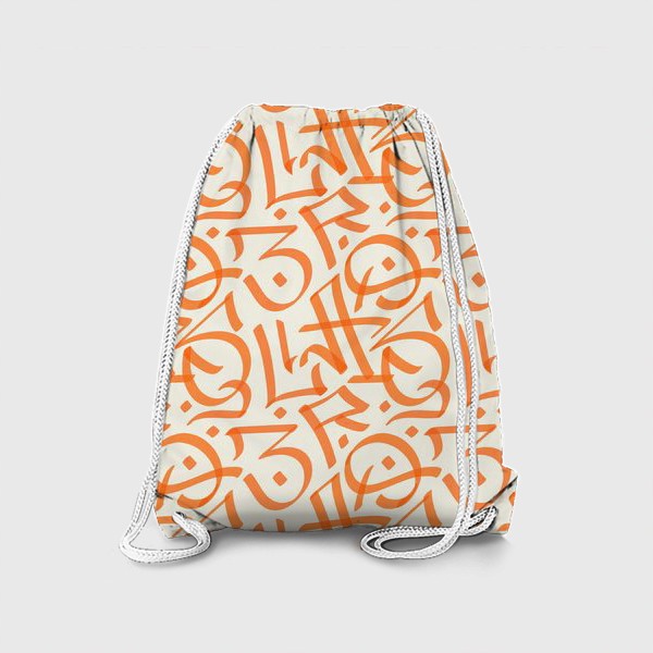 Рюкзак «Оранжевое граффити»