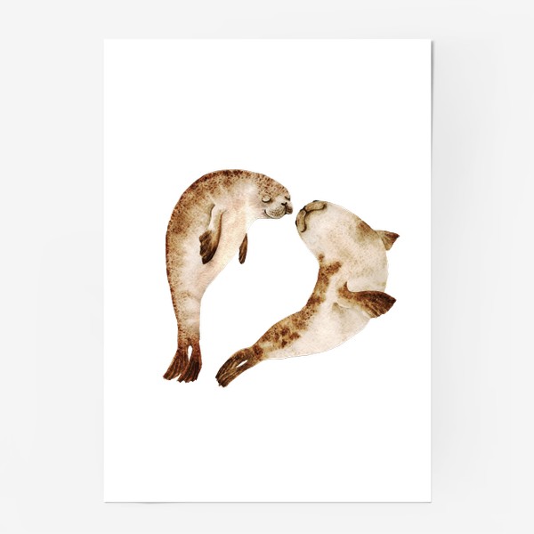 Постер «Морские котики. Серия "Влюбленные животные"»