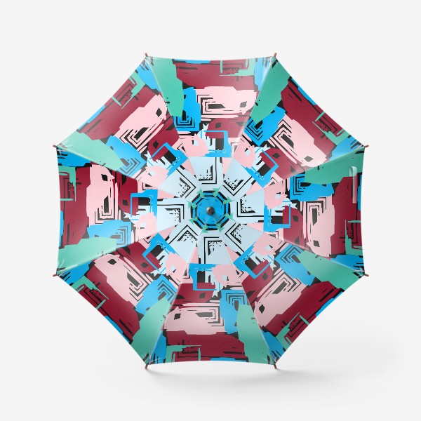 Зонт «цветные квадраты»