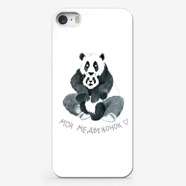 Чехол iPhone «Серия "Мой медвежонок" - панды»