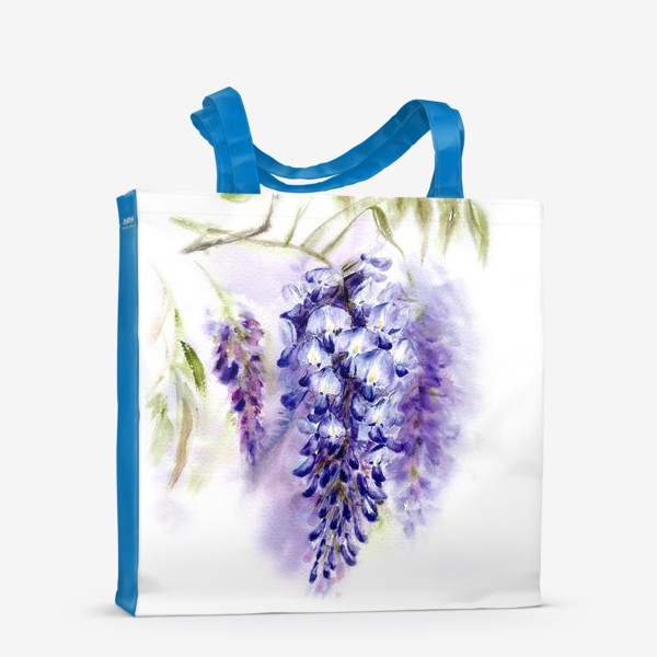 Сумка-шоппер «Глициния Фиолетовые цветы»