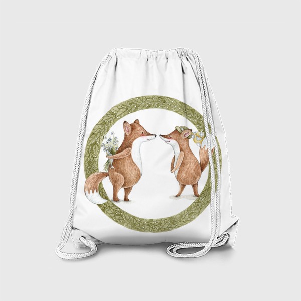 Рюкзак «Влюблённые лисички»
