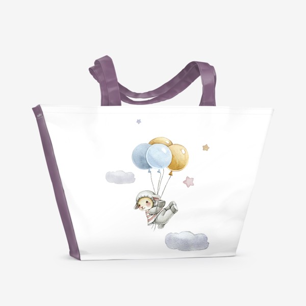 Пляжная сумка «Воздушные шарики»